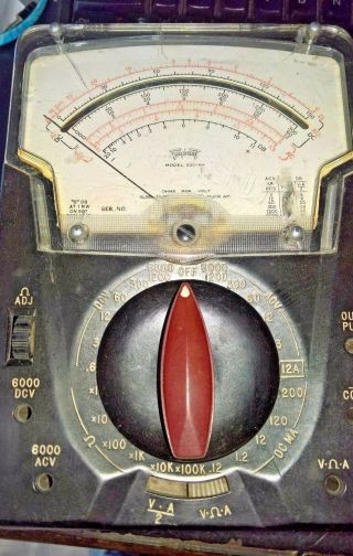 Triplett Model 630 - Na Vintage Volt - Ohm - Mete - - See Text