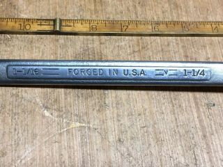 Vintage Craftsman USA 1 - 1/16 1 - 1/4 Double Box End Off Set Wrench =V= Series 2