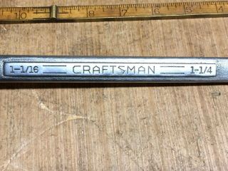 Vintage Craftsman USA 1 - 1/16 1 - 1/4 Double Box End Off Set Wrench =V= Series 3