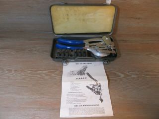 Vintage Brookestone 8500 Power Puncher Kit Approximately 1980