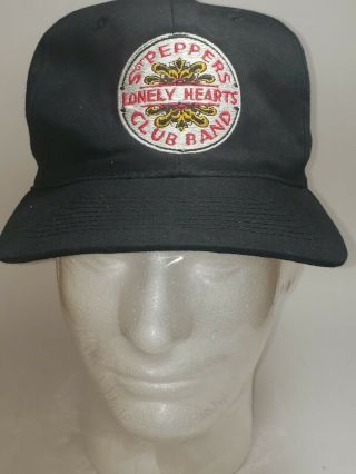 Vtg The Beatles Hat Sgt Sargent Peppers Lonely Hearts Club Band Hat Snapback