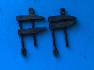 Vintage Us Made Set Of Starrett No.  161 B Parallel Clamps
