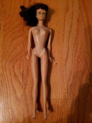 Vintage Mattel Brunette Ponytail Barbie Doll Tlc
