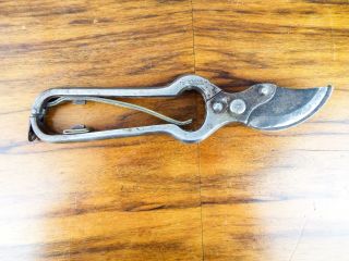 Vintage Hibbard Hand Held Garden Clippers Pruners Metal Tools Pruning Scissors 7