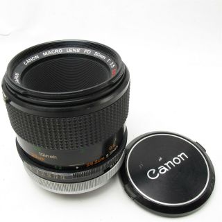 Vtg Canon Macro Lens 50mm F/3.  5 (w/ Small Issue)