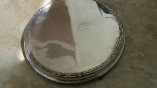 Vintage Silver Plated Cake Stand - 14 Inch In Diameter