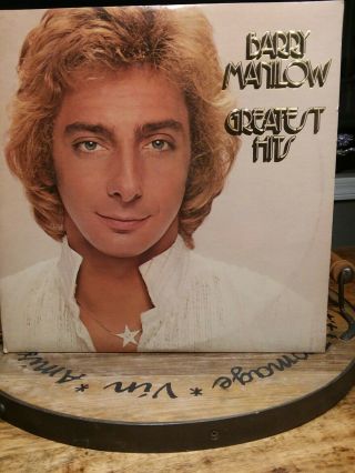 Vintage Barry Manilow Greatest Hits Record Vinyl Lp Album Dq