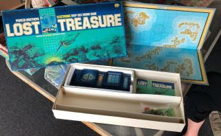 Vintage Parker Brothers Lost Treasure Deep - Sea Diving Board Game 1982 Ex