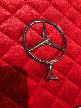 Rare Vintage Car Emblem Badge - " Mercedes Benz " 4 Inch