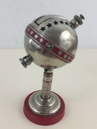 Vintage Made In Occupied Japan Globe With Calendar Table Lighter - Catalin Mioj