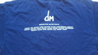 Depeche Mode Exciter 2001 European Tour Vintage T shirt 4