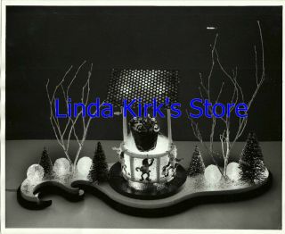 Vintage Photograph Xmas Display Nela Park General Electric Company Cleveland Oh
