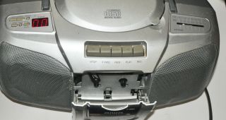 Aiwa CSD - A120U Cassette CD Player Radio Tuner Portable Boombox Stereo VTG 7