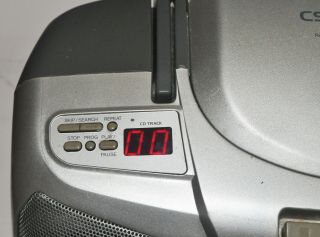 Aiwa CSD - A120U Cassette CD Player Radio Tuner Portable Boombox Stereo VTG 8