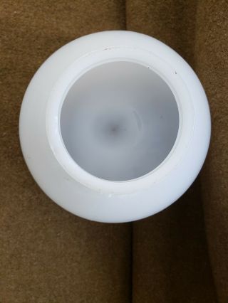 ✓ Vintage BAR Milk Glass Globe Lamp Shade 6.  5” Round Light Replacement 4