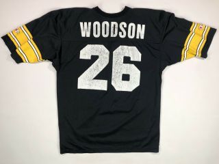 Vintage Pittsburgh Steelers Rod Woodson Jersey Size 48 Champion 90s Nfl