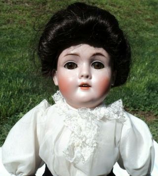 Old Antique Vtg Bisque Porcelain Baby Doll Walkure Germany 3/56