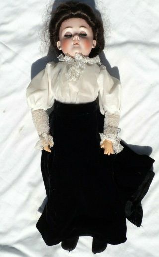 Old Antique Vtg Bisque Porcelain Baby Doll Walkure Germany 3/56 3