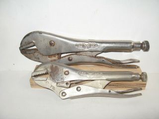 2 Vintage Petersen Vise Grip Pliers 10r & 7r - The,  The Ones You Want