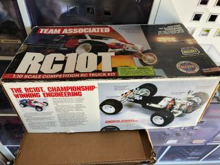 Vintage Team Associated Rc10t Stadium Truck Kit Box W.  Manuals