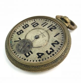 American Waltham Watch Company (a.  W.  W.  Co) Pocket Watch 15 Jewel Running
