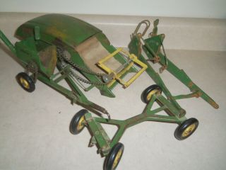 John Deere Combine Loader Wagon Running Gear Ertl Eska Vintage Farm Toys Jd