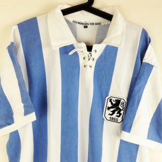 1860 Munchen Football Shirt Xxl 2xl Blue Home Munich Soccer Vintage Retro Style