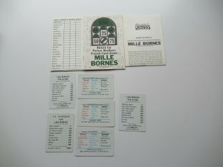 Vintage MILLE BORNES Card Game Parker Brothers © 1964,  all,  complete 3