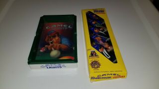 Vintage 1992 Camel Lights Pool Table Ashtray Joe Camel With The Hard Pack 5 Pack
