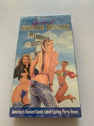 Vintage Playboy Girls Of Spring Break Vhs Movie 1991 Still In Shrink Wrap