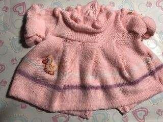 Cabbage Patch Kids Vintage Coleco Pink Ducky Kt Dress Cute