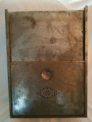 Hoosier Steel Bread Box For Cabinet Metal Drawer Kitchen Collectibles Vintage