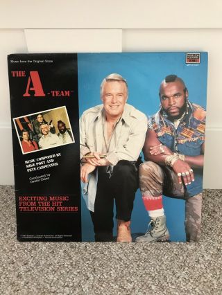 Vintage The A Team Television Sound Track 12” Vinyl Lp Album 1983