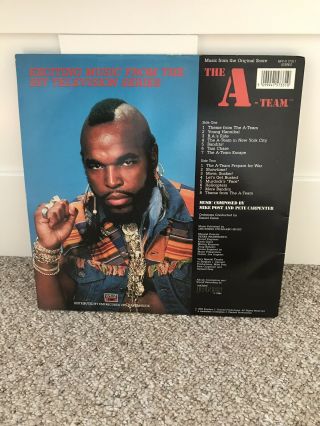 Vintage The A Team Television Sound Track 12” Vinyl Lp Album 1983 2