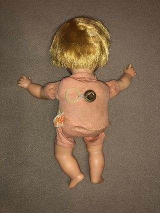 Vintage Ideal Newborn Tiny Thumbelina Doll 1967 Strawberry Blonde, 7