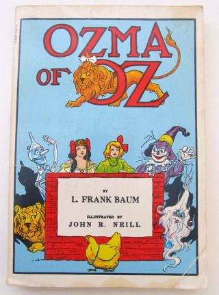 Ozma Of Oz By L Frank Baum Vintage Scholastic Paperback Printing