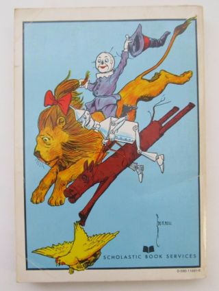Ozma of Oz by L Frank Baum Vintage Scholastic paperback printing 5