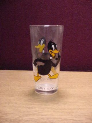Vintage Pepsi - Cola Daffy Duck 6 5/8 " Glass Ec