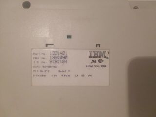 Vintage 1992 IBM Model M 1391401 Clicky Mechanical Keyboard PS/2 Port 7