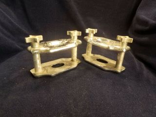 Set Of 2 Vintage Howmedica Denture Reline Jig,  Made In Chicago,  Il