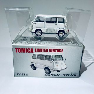 [tomica Limited Vintage Lv - 27a S=1/64] Subaru Sambar Light Van (white)