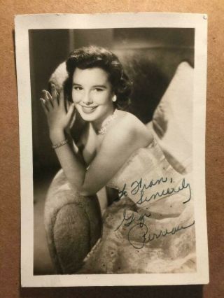 Gigi Perreau Rare Early Vintage Autographed Photo 1950s