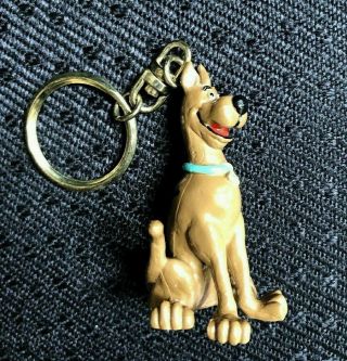 Vintage Acrylic Scooby Doo Keychain Keyring 1988 (hanna - Barbera)
