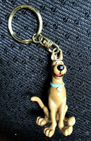 Vintage Acrylic Scooby Doo Keychain Keyring 1988 (Hanna - Barbera) 2