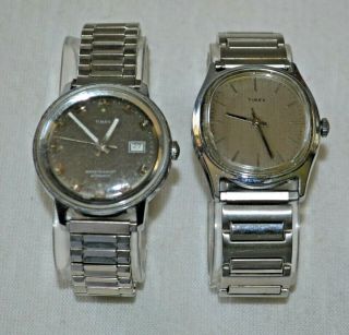 2 Vintage Old Stock Timex Wristwatches Watch