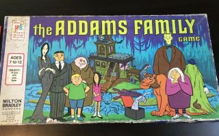 Vintage 1973 Addams Family Board Game Milton Bradley 4411 Complete