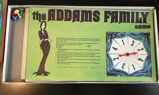 Vintage 1973 Addams Family Board Game Milton Bradley 4411 Complete 2