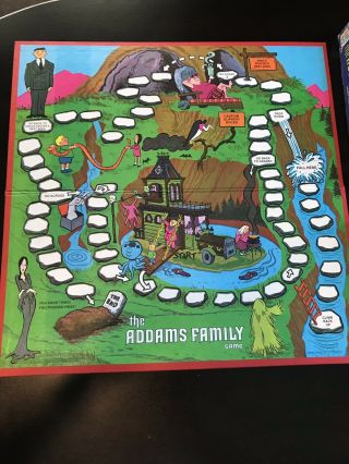 Vintage 1973 Addams Family Board Game Milton Bradley 4411 Complete 3