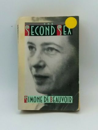The Second Sex By Simone De Beauvoir (vintage Books • Paperback • 1989)
