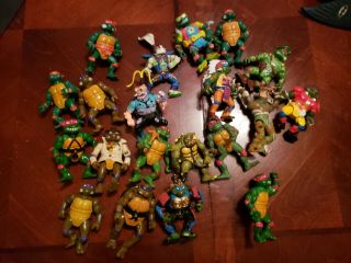 Vintage Tmnt Teenage Mutant Ninja Turtles 20 Action Figures